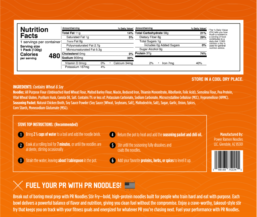 Teriyaki Fury - Stir Fry (4-Pack)